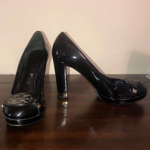 Tory Burch Maddie Black Patent Leather Pump